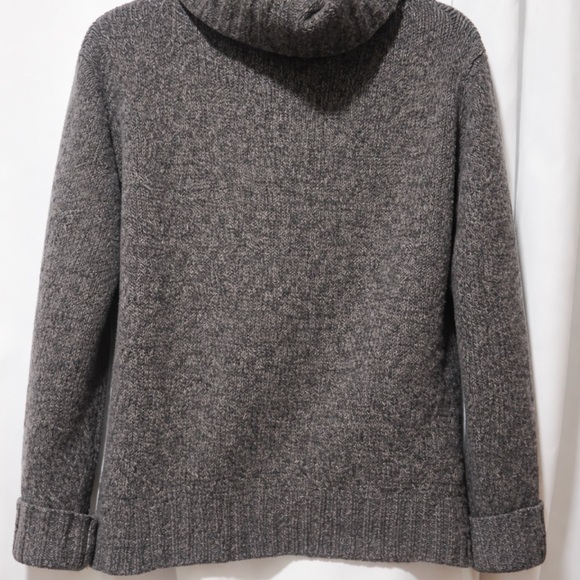 Sutton Studio Merino Wool Turtleneck Sweater Gray Size L Bloomingdale’s - Picture 8 of 8